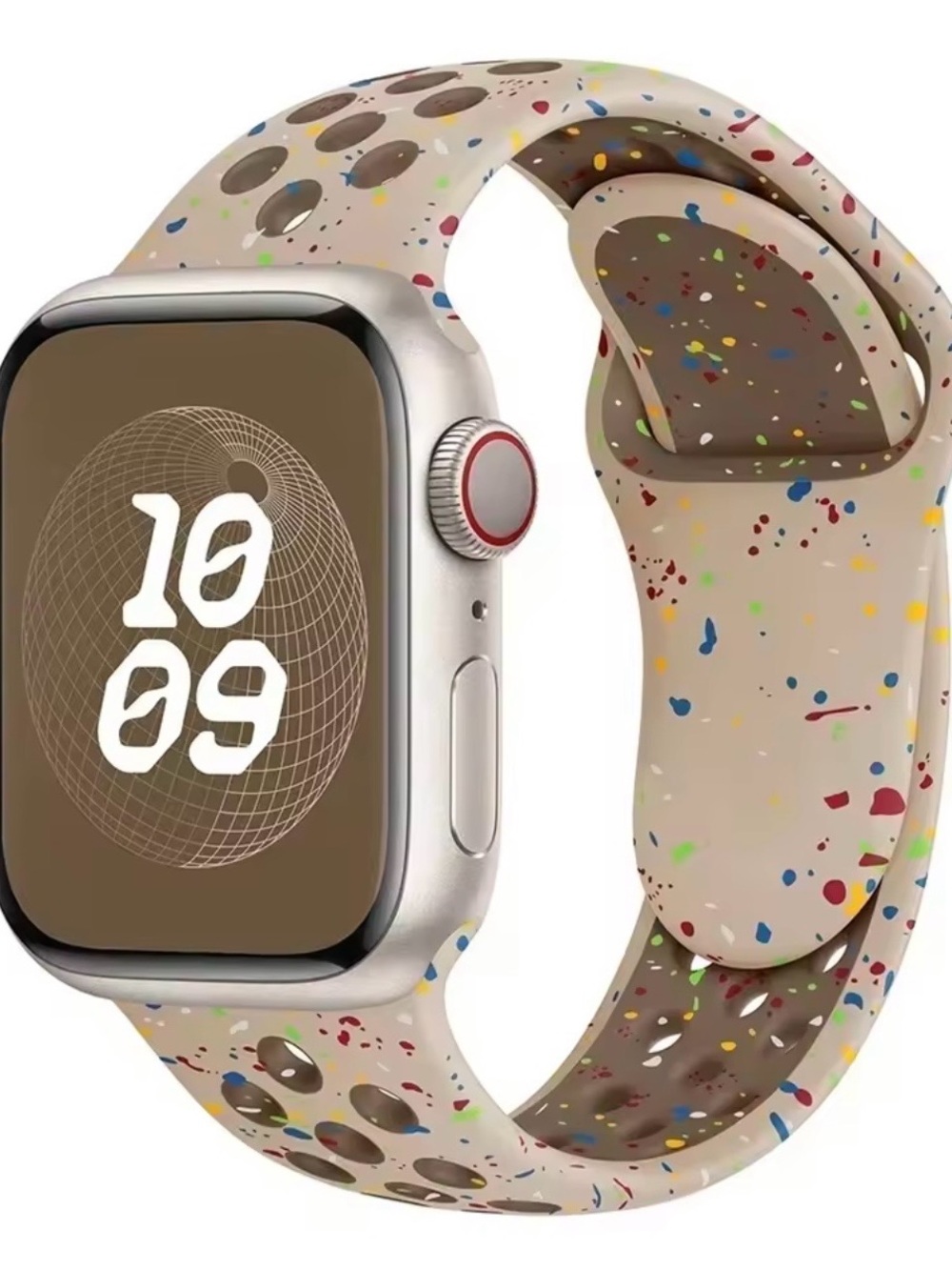 Speckled Sandstone Silicone Watch Band